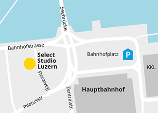 Lageplan Fotostudio Luzern